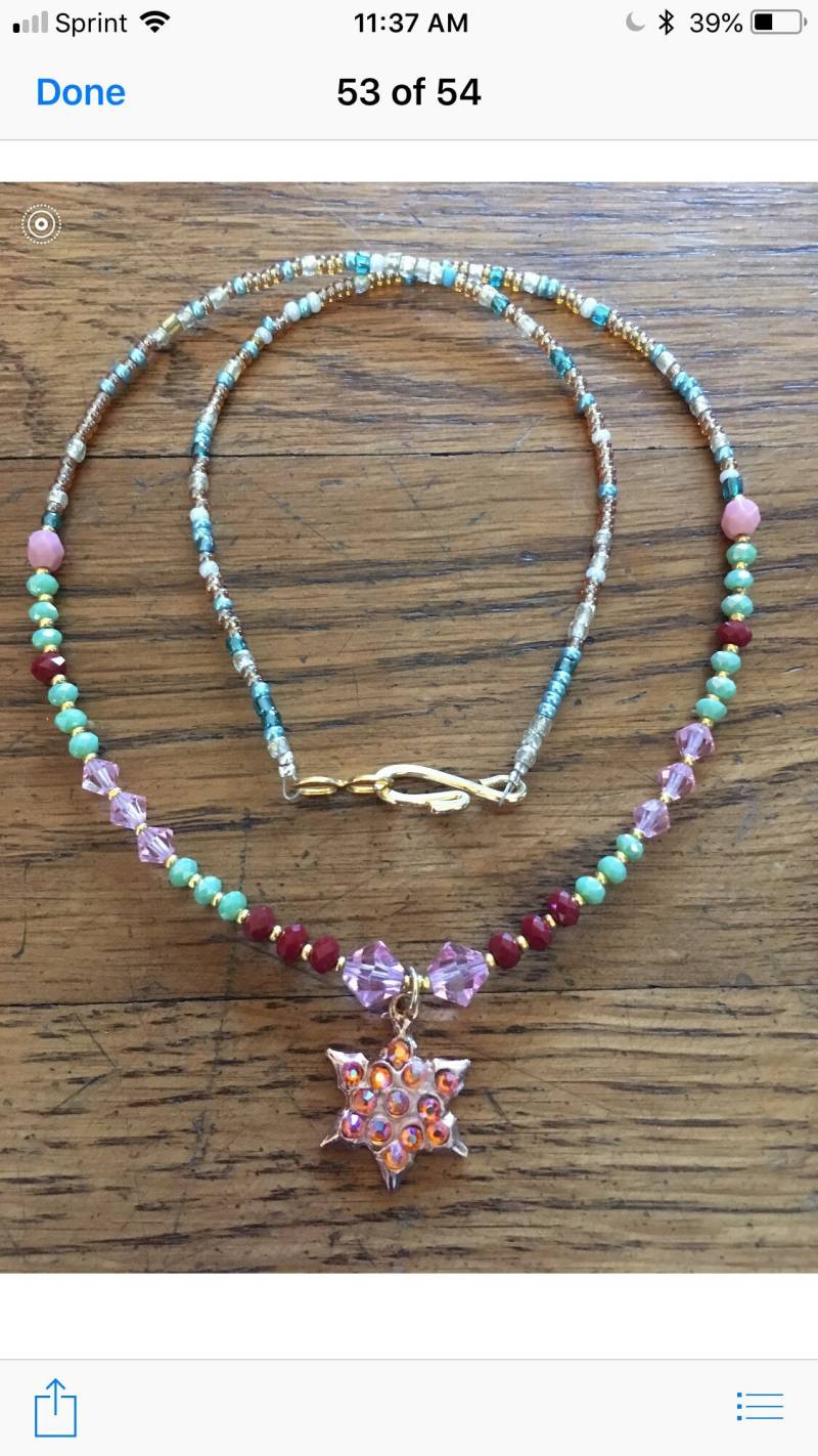 Davidstern Halskette Davidstern Halskette von CadeauJudaica