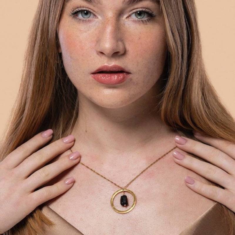 Naszyjnik Z Ochronnym Czarnym Turmalinem | Der Preis Bezieht Sich Auf 1, 2 Kg Kamień W Obręczy |Elegancki Modny Naszyjnik von CadereJewellery