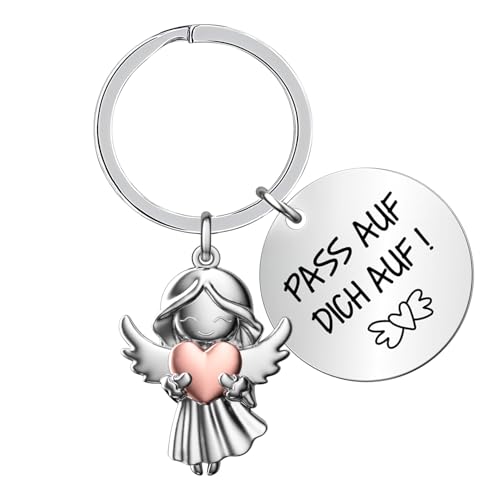 Cadimus Schutzengel Schlüsselanhänger,Engel Schlüsselanhänger mit Herz,Personalisierte Geschenke Frauen,Liebesgeschenke Für Partner Papa Mama Beste Freundin,Geschenke für Geburtstag Weihnachten Cadimus Schutzengel Schlüsselanhänger,Engel Schlüsselanhänger mit Herz,Personalisierte Geschenke Frauen,Liebesgeschenke Für Partner Papa Mama Beste Freundin,Geschenke für Geburtstag Weihnachten von Cadimus
