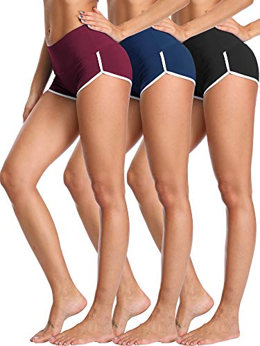 Cadmus Damen Workout Yoga Gym Shorts - Schwarz - Mittel von Cadmus