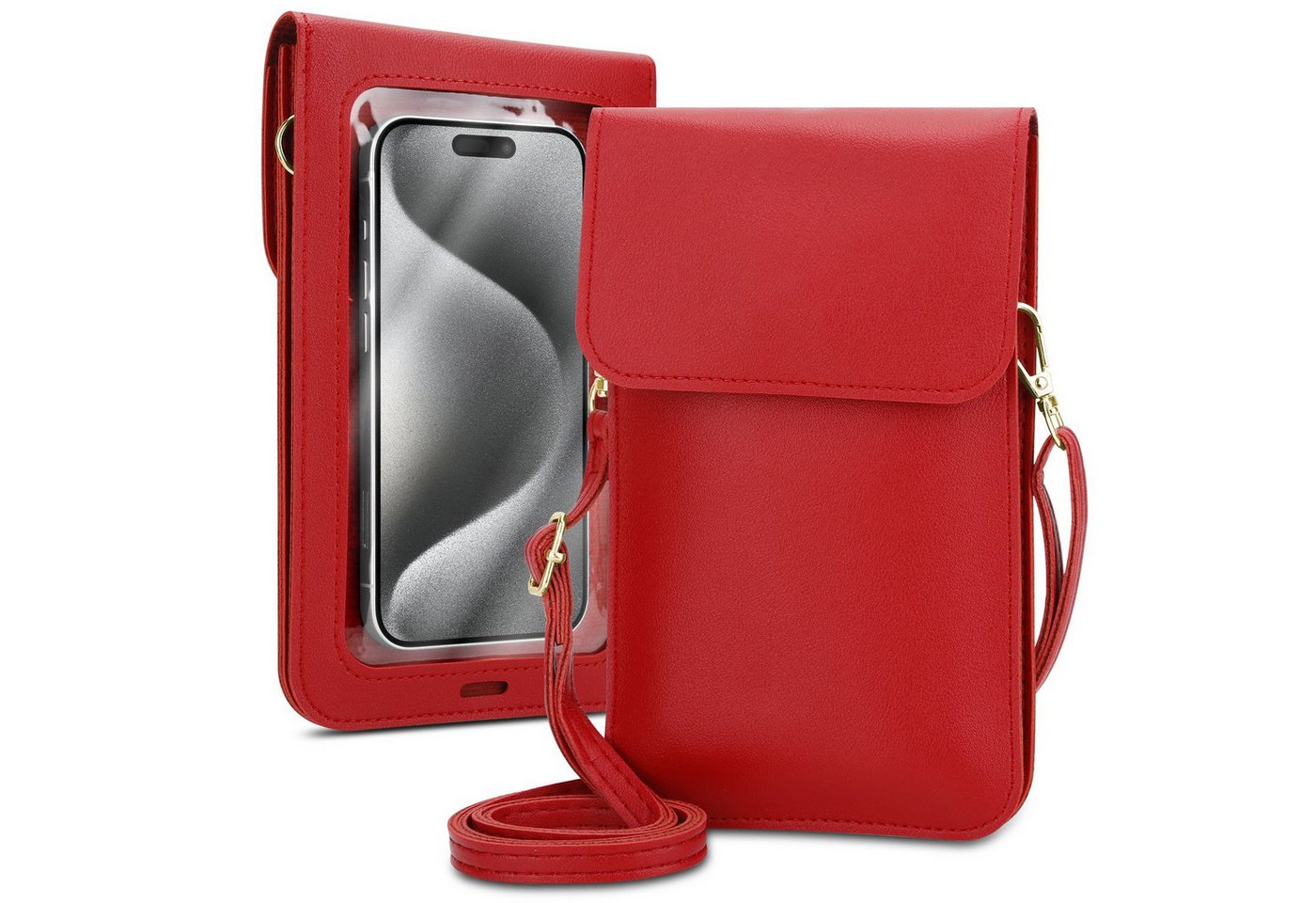 Cadorabo Handytasche für Google PIXEL (1-tlg), Hülle Handytasche zum Umhängen Damen Handtasche Handyfach PU Leder von Cadorabo