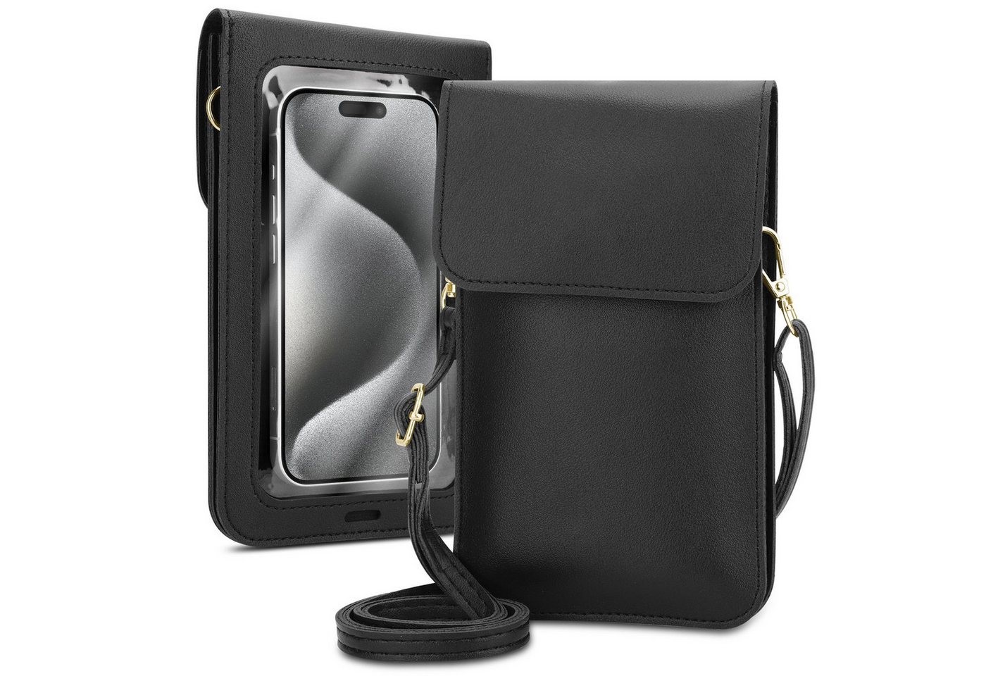 Cadorabo Handytasche für Vivo V9 (1-tlg), Hülle Handytasche zum Umhängen Damen Handtasche Handyfach PU Leder von Cadorabo