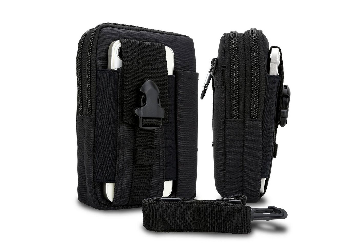 Cadorabo Handytasche für Google PIXEL 6 (1-tlg), Hülle mit Schultergurt Handyhalter Militär Gürteltasche Hüfttasche von Cadorabo