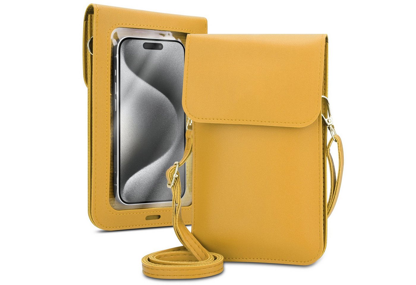 Cadorabo Handytasche für Huawei ASCEND Y530 (1-tlg), Hülle Handytasche zum Umhängen Damen Handtasche Handyfach PU Leder von Cadorabo