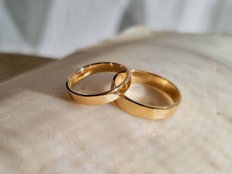 Ever After Ehering - 9K Oder 18K Gold Handgemacht von CaeliaJewellery