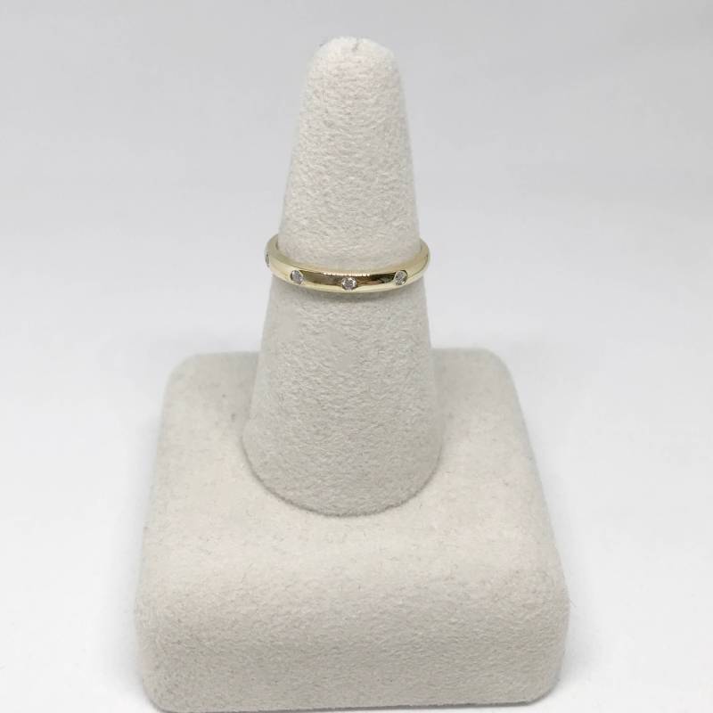 10K Gelbgold Ring Mit Natürlichem Diamant | 0, 06 Ct, Geschätzt 1.125 Cad von CaeruleumJewelry
