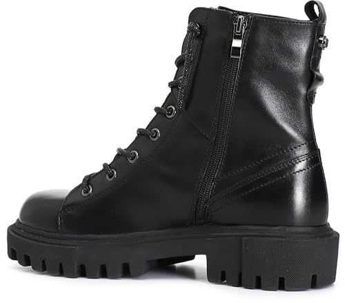 Cafè Noir C1FB1101N021400 Stiefeletten AUS Leder MIT STRASSSCHNÜRSEN Nero/Nero 40 von Cafè Noir