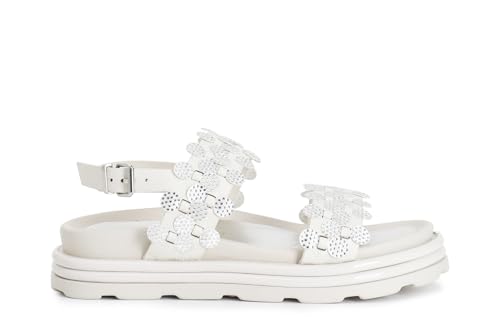 CAFèNOIR C1GF9004W001380 Friar-Sandale MIT MIKRO-Strass GEFÄDELT Bianco 38 von CAFèNOIR