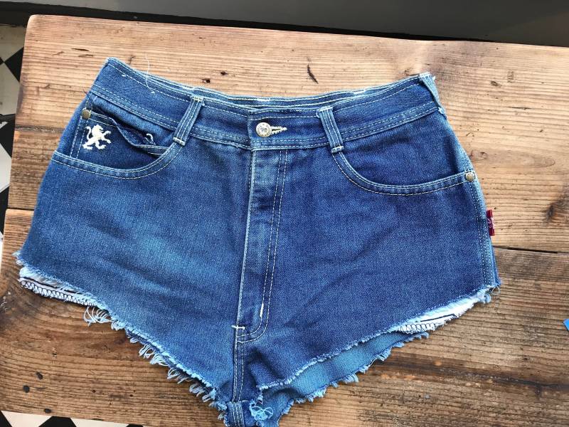 Vtg 30"W Shorts Cut Offs(Sehr Kurz Denim Vtg 70Er von CafeSocietyVintageGB