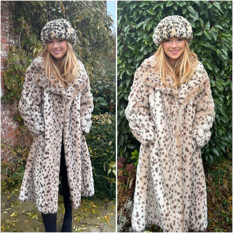 Vtg 60Er/70Er Jahre Kunstpelz Mantel-Made in England von CafeSocietyVintageGB