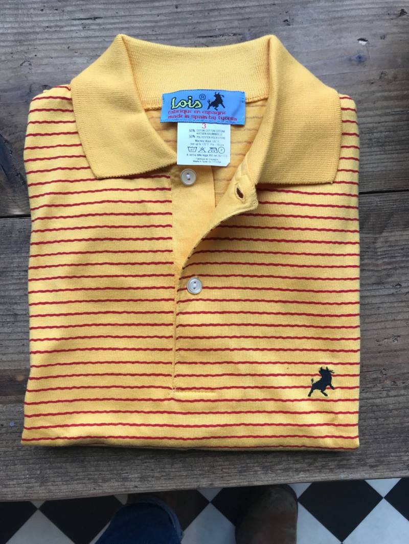 Vtg 90Er Jahre Poloshirt "Lois"-Dead Stock Made in Spain von CafeSocietyVintageGB