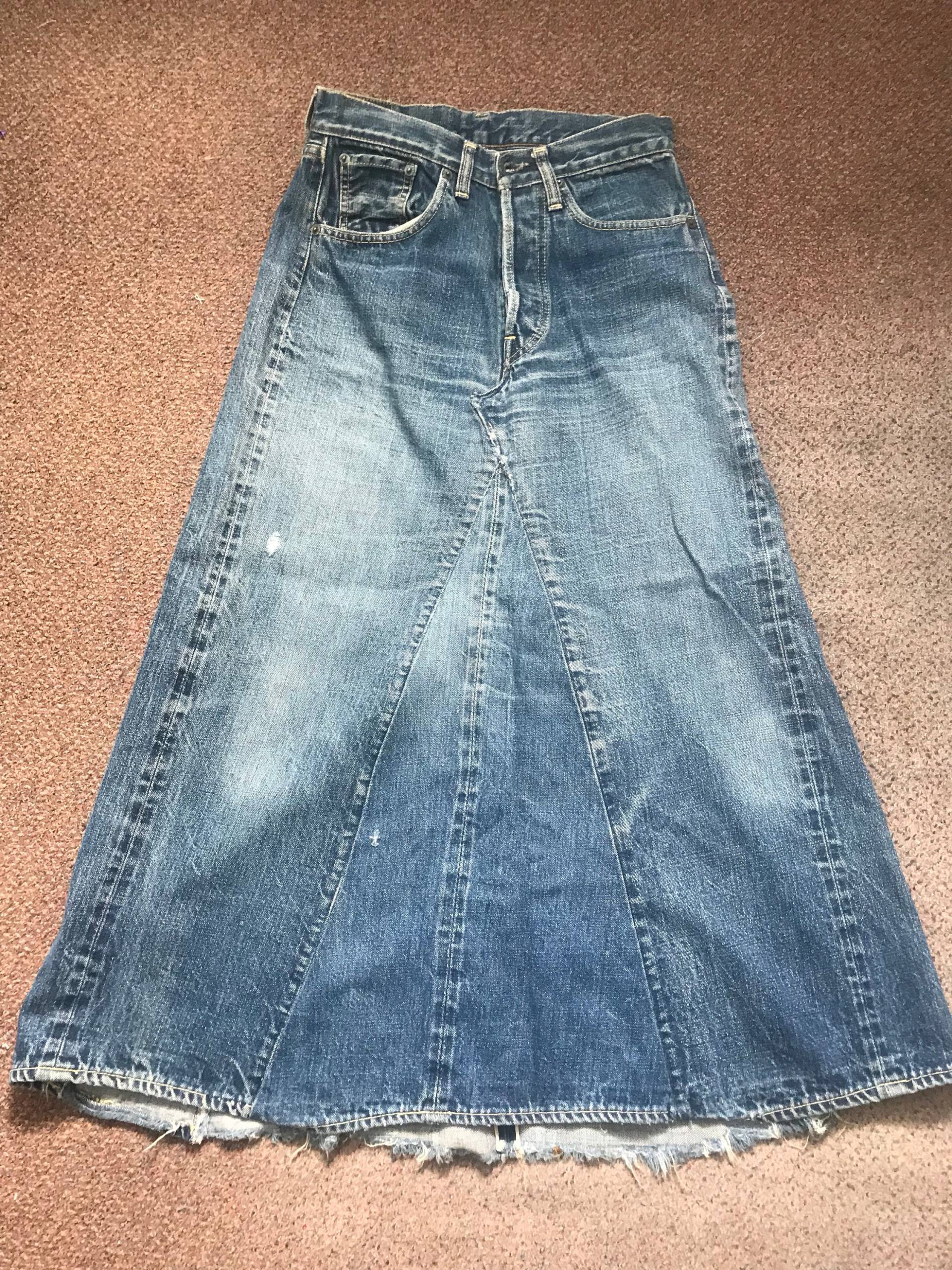 Vtglevi Big E Rock-Recycling - 1950-55 Bannana Gelbe Naht Versteckte Nieten Großes Beide Seiten Der Lasche "Holliger Gral Des Denim" Vtglevi Big E Rock-Recycling - 1950-55 Bannana Gelbe Naht Versteckte Nieten Großes Beide Seiten Der Lasche "Holliger Gral Des Denim" von CafeSocietyVintageGB