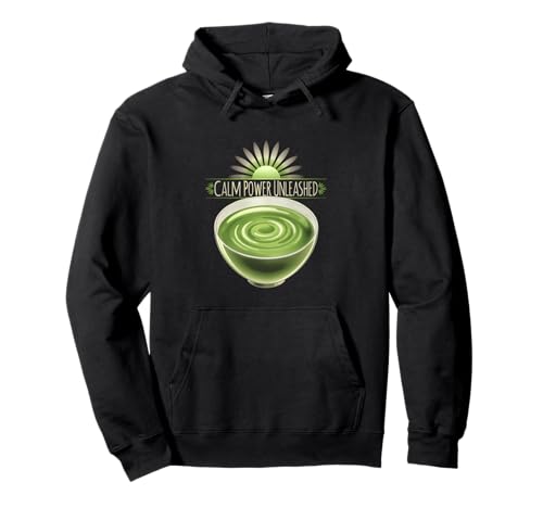 Calm Power Unleashed Grünes Teelicht Sunrise Zen Bliss Glow Pullover Hoodie Calm Power Unleashed Grünes Teelicht Sunrise Zen Bliss Glow Pullover Hoodie von Caffeine Consumers Mild Energy Tea Lovers Tees