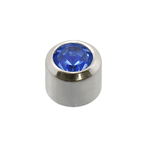 Caflon Blu Ohrstecker Edelstahl Mini-Geburtsstein September von Caflon