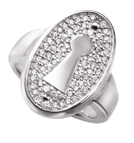 caï women Damen-Ring 925 Sterlingsilber rhodiniert Zirkonia Gr. 51 C0314R/90/03/51-1 von Cai Jewels