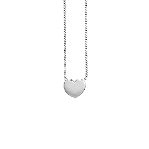 Caï Damen Collier 925/- Sterling Silber 39+5cm rhodiniert ohne Stein weiß 360250288 von Caï