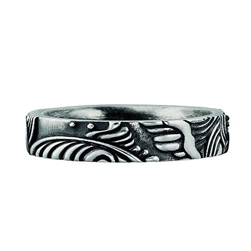 Caï Herren Ring 925/- Sterling Silber Matt ohne Stein Silbergrau 132270754 von Caï