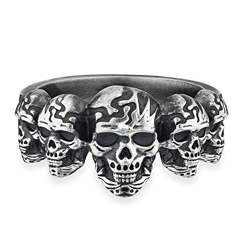 Caï Herren Ring 925/- Sterling Silber oxidiert ohne Stein weiß 132270763 von Caï