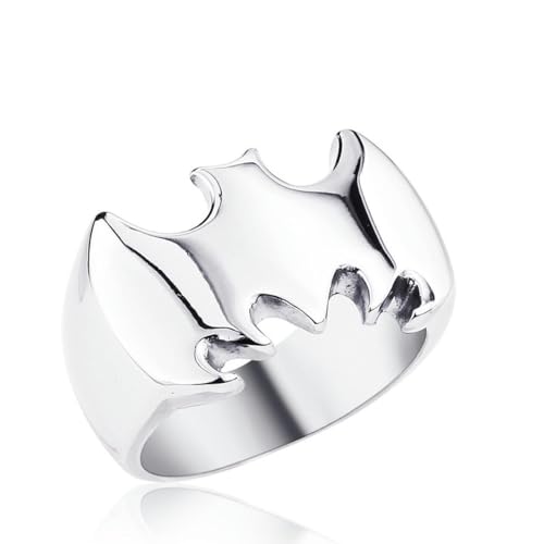 Caiduoduo Accessoires im Kinostil Titanstahl Männer Handschmuck Bat Ring von Caiduoduo