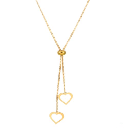 Caiduoduo Geometrische ausziehbare Halskette Damen Nische Luxus Titan Stahl Schlüsselbein Kette Zubehör Caiduoduo Geometrische ausziehbare Halskette Damen Nische Luxus Titan Stahl Schlüsselbein Kette Zubehör von Caiduoduo