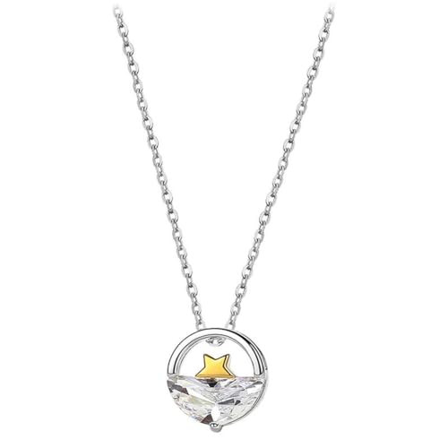 Caiduoduo Halskette Damen einfache Nische Stern Anhänger Luxus Diamant Schlüsselbein Kette Caiduoduo Halskette Damen einfache Nische Stern Anhänger Luxus Diamant Schlüsselbein Kette von Caiduoduo
