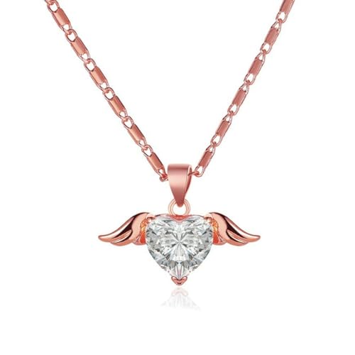 Caiduoduo Halskette Liebe Flügel Halskette Weibliche Schlüsselbein Kette Engel Halskette Nische Halskette Caiduoduo Halskette Liebe Flügel Halskette Weibliche Schlüsselbein Kette Engel Halskette Nische Halskette von Caiduoduo