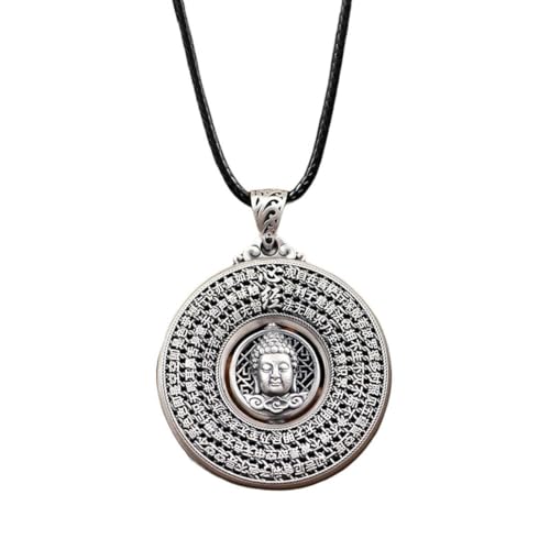 Caiduoduo Herz Sutra Anhänger Vintage Hohl Persönlichkeit Mode Männer und Frauen Halskette Anhänger Pullover Kette von Caiduoduo