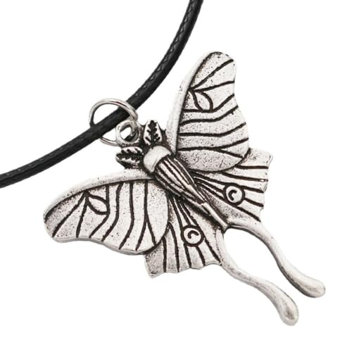 Caiduoduo Mini Motte Anhänger Insekt Schmetterling Halskette Ornament von Caiduoduo
