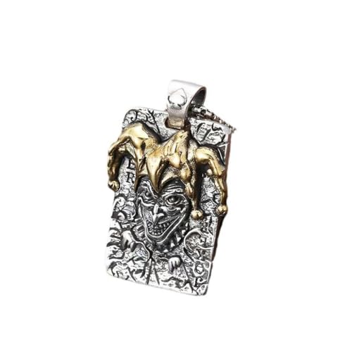 Caiduoduo Persönlichkeit Mode Spielkarte Halskette Herren einfache Retro Anhänger von Caiduoduo