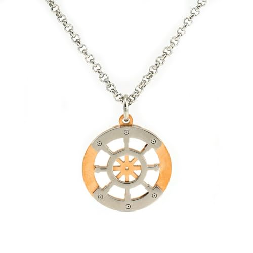 Caiduoduo Titan Stahl runder durchbrochener Kompass Kompass Halskette Männer Persönlichkeit Vintage achtzackiger Stern Anhänger Schmuck Frauen Caiduoduo Titan Stahl runder durchbrochener Kompass Kompass Halskette Männer Persönlichkeit Vintage achtzackiger Stern Anhänger Schmuck Frauen von Caiduoduo