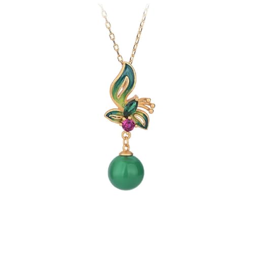 Schmuck Chinesischer Stil Klassisch Hanfu Cheongsam Accessoires Chalcedon Achat Ohrringe Frauen von Caiduoduo