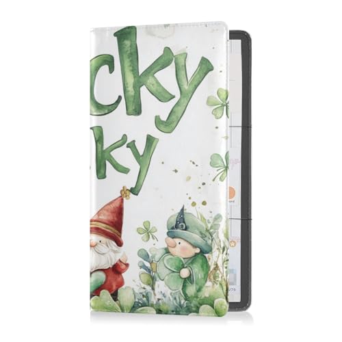 Caihoyu Pu Leather Car Registration and Insurance Holder Men Women Perfect Car Essentials Wallet for ID, Driver's License, Key Contact Information Cards St.Patrick's Luck, St. Patrick's Luck, 1 size von Caihoyu