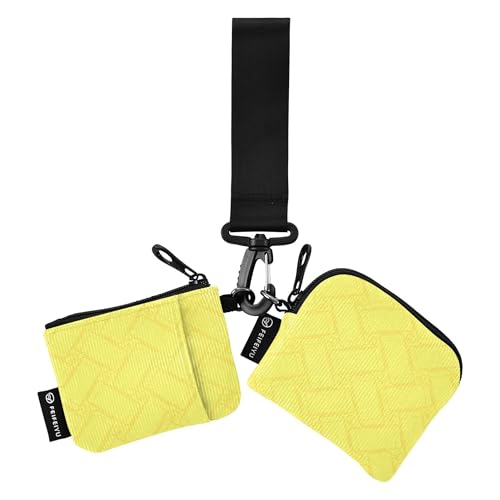 Damen Münzgeldbörsen Kartenetuis Slim Portable Visitenkartenetui Geld Organizer mit Handgelenkschlaufe für Arbeit Reisen 2 Stück, Nahtlose Telefone, 4.13"(L) x 3.5"(W), Reisezubehör von Caihoyu