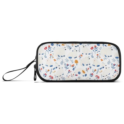 Federmäppchen mit großem Fassungsvermögen, für Erwachsene, Mittelschule, mit Reißverschluss, niedlicher Eisbär von Caihoyu