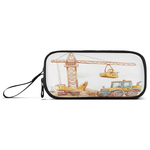 Federmäppchen mit großem Fassungsvermögen, für Studenten, Mittelschule, tragbare Baufahrzeuge von Caihoyu