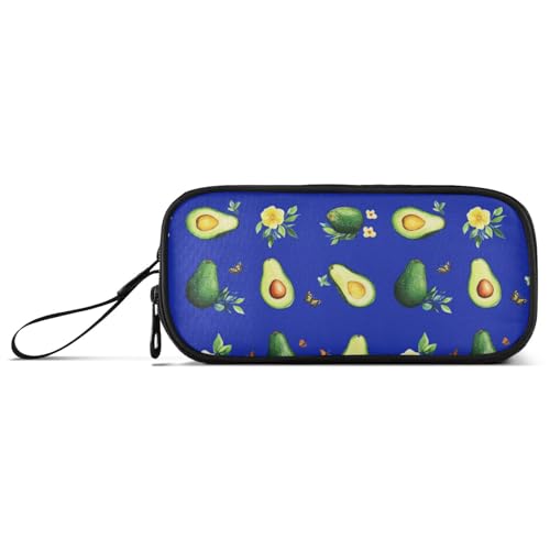 Große Kapazität Federmäppchen Krankenschwester Etui für Bleistifte adrette Schule mit Fach Lustige Avocado Obst von Caihoyu