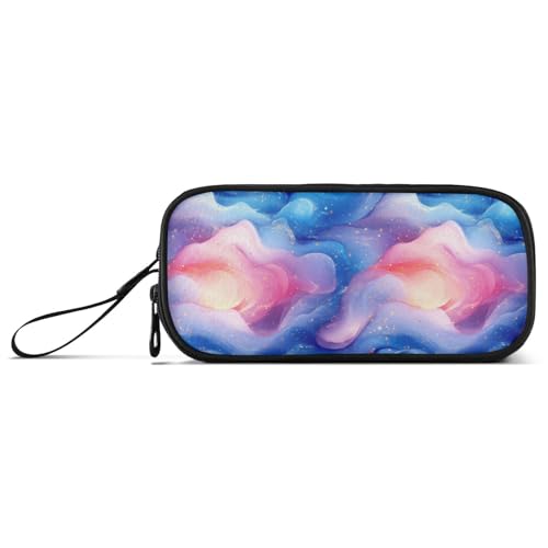 Großes Fassungsvermögen, Federmäppchen für Kinder, Mittelschule, multifunktional, Königsblau, Regenbogen von Caihoyu