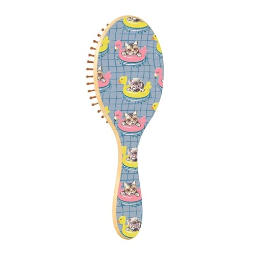 Haarbürste aus Holz, Paddelbürste für Haare, Holzhaarbürsten für Frauen, Bürste für Naturhaar, Katze, Sonnenbrille, Schwimmer Haarbürste aus Holz, Paddelbürste für Haare, Holzhaarbürsten für Frauen, Bürste für Naturhaar, Katze, Sonnenbrille, Schwimmer von Caihoyu