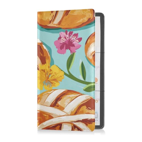 Leder Registrierungs- und Versicherungskartenhalter Herren Damen Essential Auto Wallet Case für Führerschein, Karten & wichtige Dokumente Happy Easter Hot Cross Buns, Happy Easter Hot Cross Buns, 1 von Caihoyu