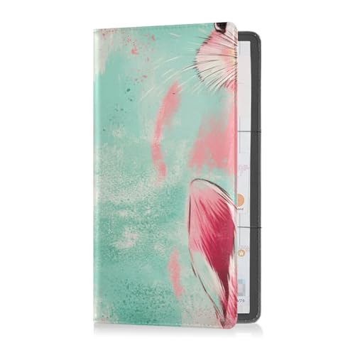 Premium Leder Auto Registrierung und Versicherung Kartenhalter Herren Damen Auto Essentials für Führerschein, Karten & Wesentliche Dokumente Hase Ostern, Hase, Ostern, 1 size von Caihoyu