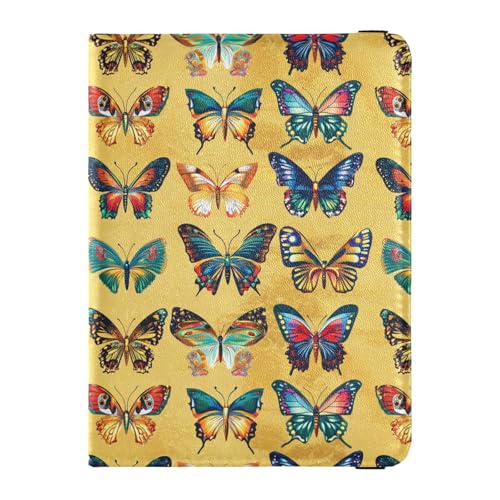 Reisepasshalter aus PU-Leder, leicht, Dokumenten-Organizer, Zubehör für Damen und Herren, Reisen, Mehrfarbig 12, 1 size, Casual von Caihoyu