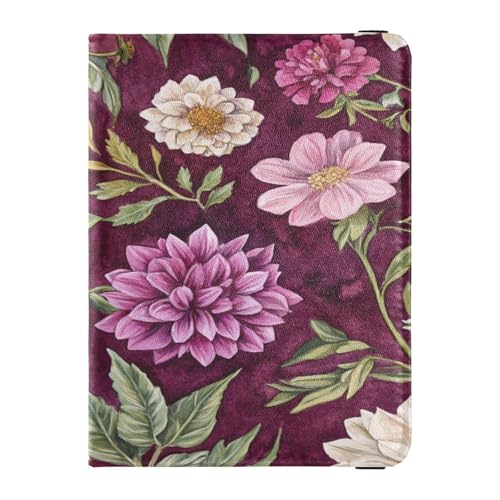 Reisepasshülle aus Leder, leicht, Ausweis, Impfkarte, Geldbörse, für Damen und Herren, Reiseutensilien, Mehrfarbig. 10, 1 size, Casual von Caihoyu