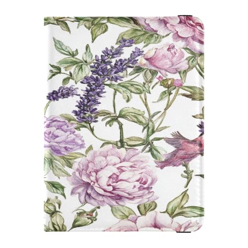 Reisepasshülle aus Leder, leicht, Ausweis, Impfkarte, Geldbörse, für Damen und Herren, Reiseutensilien, Mehrfarbig. 14, 1 size, Casual von Caihoyu