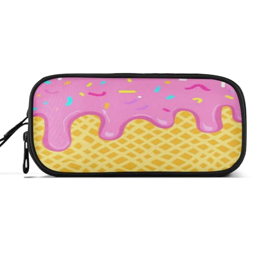 Caikeny Federmäppchen, Eiscreme, bunt, großes Fassungsvermögen, Stiftebox mit Reißverschluss, Kosmetik-Organizer für Kinder, Teenager, Erwachsene Caikeny Federmäppchen, Eiscreme, bunt, großes Fassungsvermögen, Stiftebox mit Reißverschluss, Kosmetik-Organizer für Kinder, Teenager, Erwachsene von Caikeny
