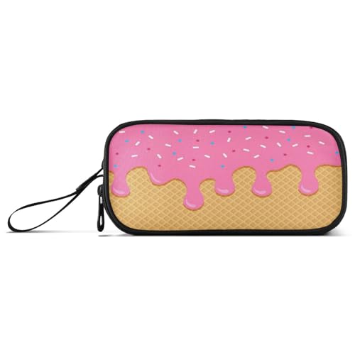 Caikeny Federmäppchen mit Früchten, Waffeleis, bunt, großes Fassungsvermögen, Stifteetui mit Reißverschluss, Kosmetik-Organizer für Kinder, Teenager, Erwachsene Caikeny Federmäppchen mit Früchten, Waffeleis, bunt, großes Fassungsvermögen, Stifteetui mit Reißverschluss, Kosmetik-Organizer für Kinder, Teenager, Erwachsene von Caikeny