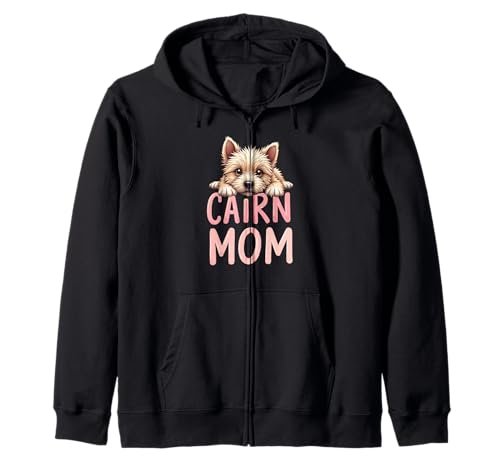 Cairn Mama Hund Cairn Terrier Mama Süßer Welpe Kapuzenjacke Cairn Mama Hund Cairn Terrier Mama Süßer Welpe Kapuzenjacke von Cairn Terrier Fun Designs