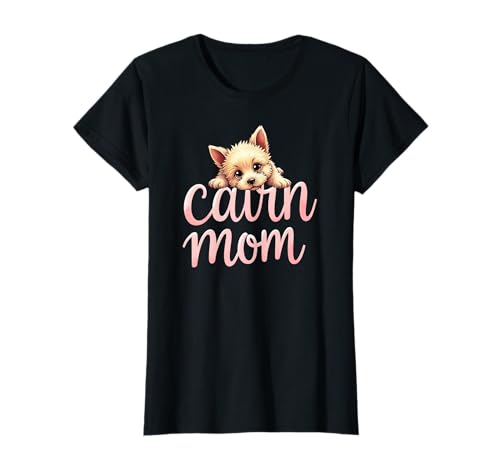 Cairn Mama Hund Cairn Terrier Mama Süßer Welpe T-Shirt Cairn Mama Hund Cairn Terrier Mama Süßer Welpe T-Shirt von Cairn Terrier Fun Designs