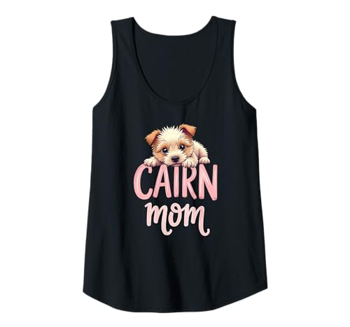 Damen Cairn Mama Hund Cairn Terrier Mama Süßer Welpe Tank Top Damen Cairn Mama Hund Cairn Terrier Mama Süßer Welpe Tank Top von Cairn Terrier Fun Designs