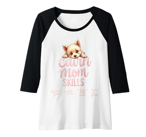Damen Lustiges Cairn Mom Dog Cairn Terrier Humor Zitat Raglan Damen Lustiges Cairn Mom Dog Cairn Terrier Humor Zitat Raglan von Cairn Terrier Fun Designs