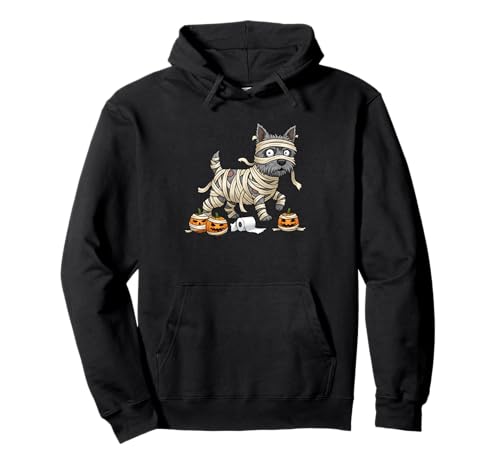Lustiger Cairn Terrier Mumie Kürbis Halloween Kinder Herren Damen Pullover Hoodie Lustiger Cairn Terrier Mumie Kürbis Halloween Kinder Herren Damen Pullover Hoodie von Cairn Terrier Lovers Halloween Outfits Boy Girl